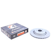 Диск тормозной задний BMW 5 E60/E61/6 E63 04-10 L 370x24 с покрытием с отверстием вент - 150.3475.70 ZIMMERMANN