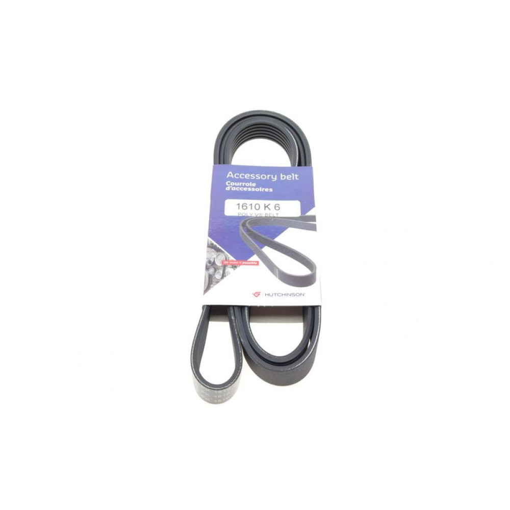 Ремінь генератора VW Crafter 2.0TDI 06- 6PK1610 1610 K 6 HUTCHINSON