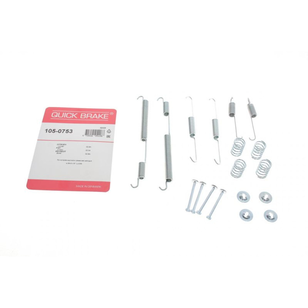 Комплект пружинок колодок ручника Fiat Ducato 94- 250x56 Bendix - 105-0753 QUICK BRAKE