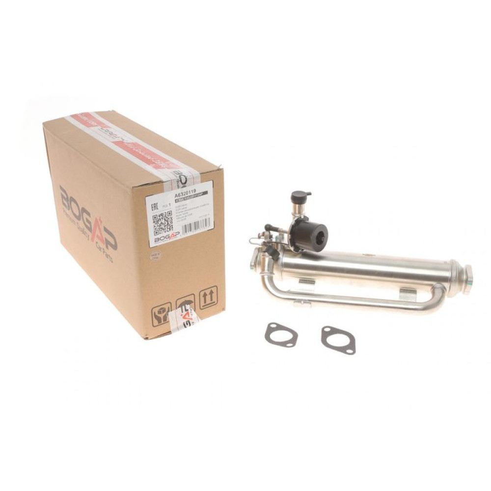 Радіатор рециркуляції ВГ з клапаном EGR VW Passat/Golf V 2.0TDI 05- A6320119 BOGAP