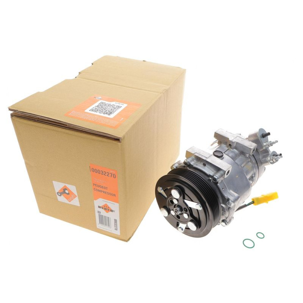 Компресор кондиціонера Citroen C4/C5/Berlingo/Peugeot 308/406/508/Partner 1.6-2.0 98- 32270 NRF Компресор кондиціонера Citroen C4/C5/Berlingo/Peugeot 308/406/508/Partner 1.6-2.0 98- 32270 NRF