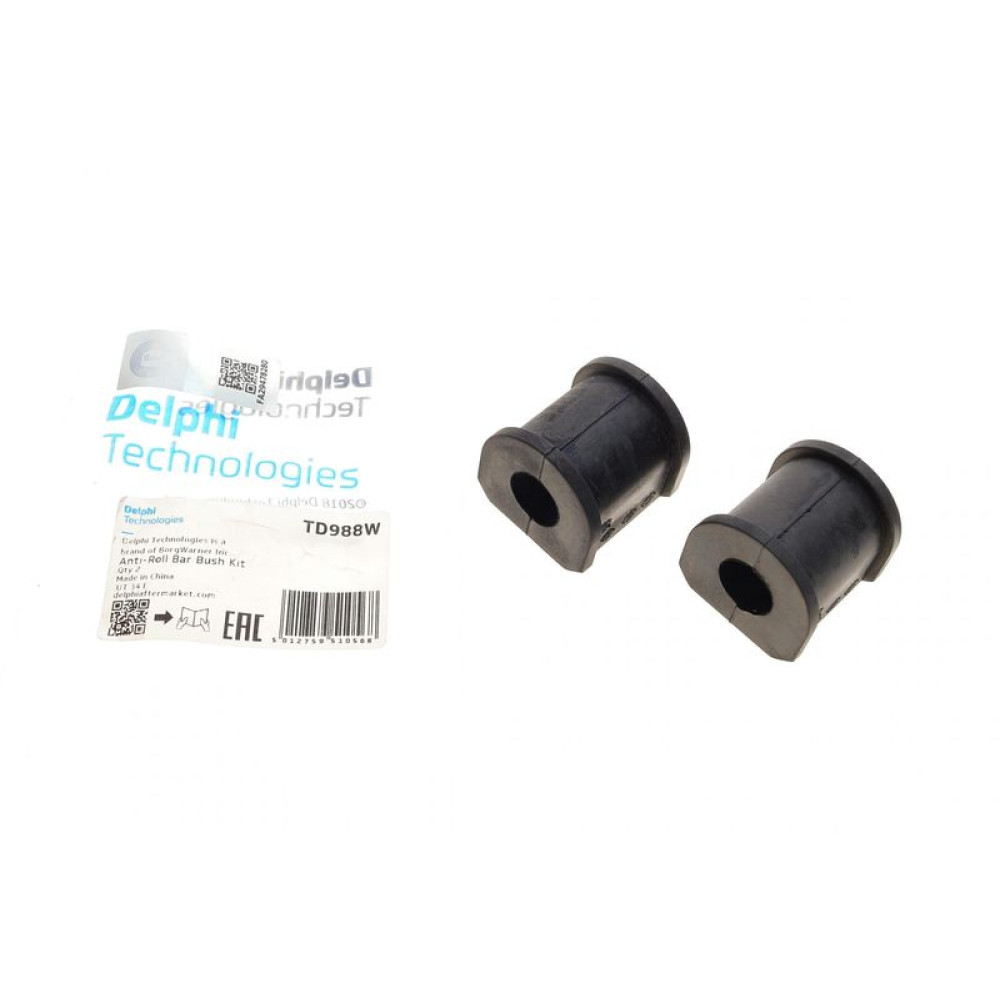Втулка стабілізатора заднього к-кт Opel Vectra C 02- d=18mm TD988W DELPHI