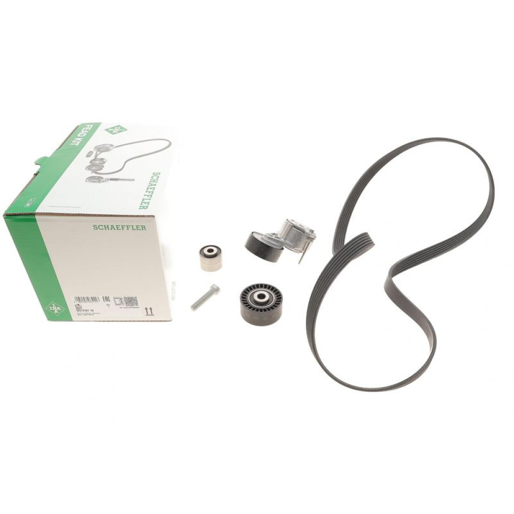 Комплект ремня генератора Citroen Jumpy/Fiat Scudo/Peugeot Partner/306/Expert 1.9D 98-15 6PK1438 529 0107 10 INA