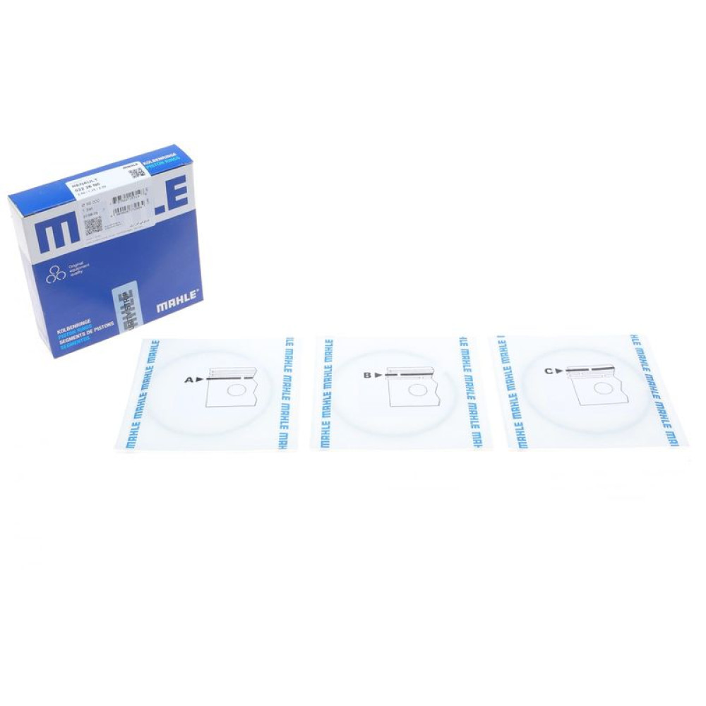 Кільця поршневі Renault Master 2.5dCi 89.00mm/STD 2.5-1.75-2.5 022 26 N0 MAHLE