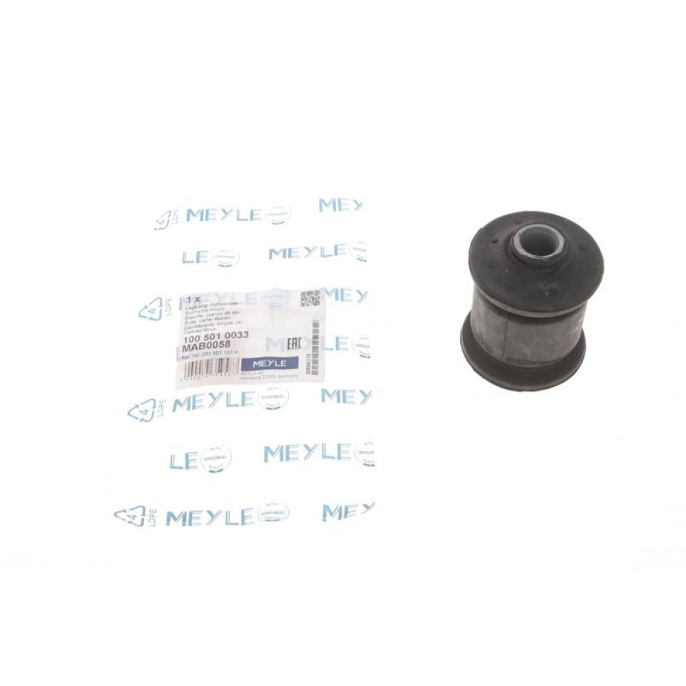 Сайлентблок важеля заднього/всередині VW T4 91-03 - 100 501 0033 MEYLE