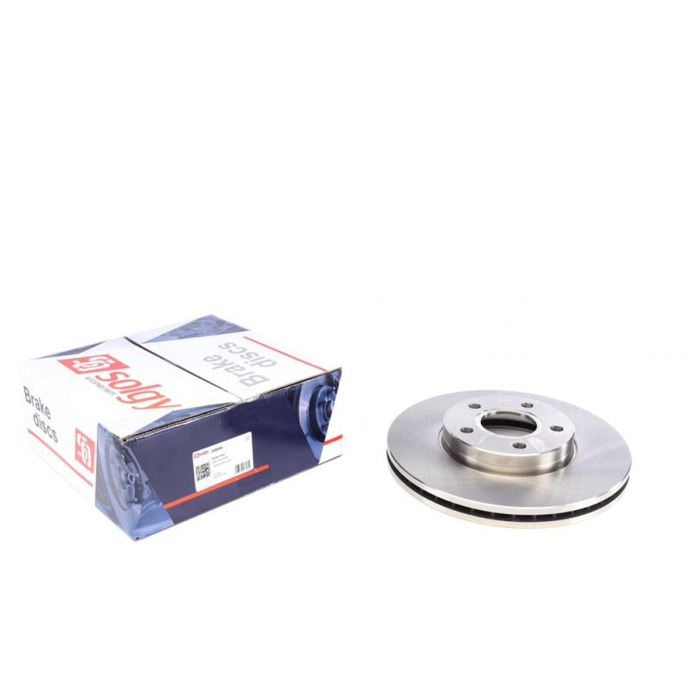 Диск гальмівний передній Ford C-max/Focus/Volvo C30/C70/S40/V50 04- 278x25 - 208094 SOLGY
