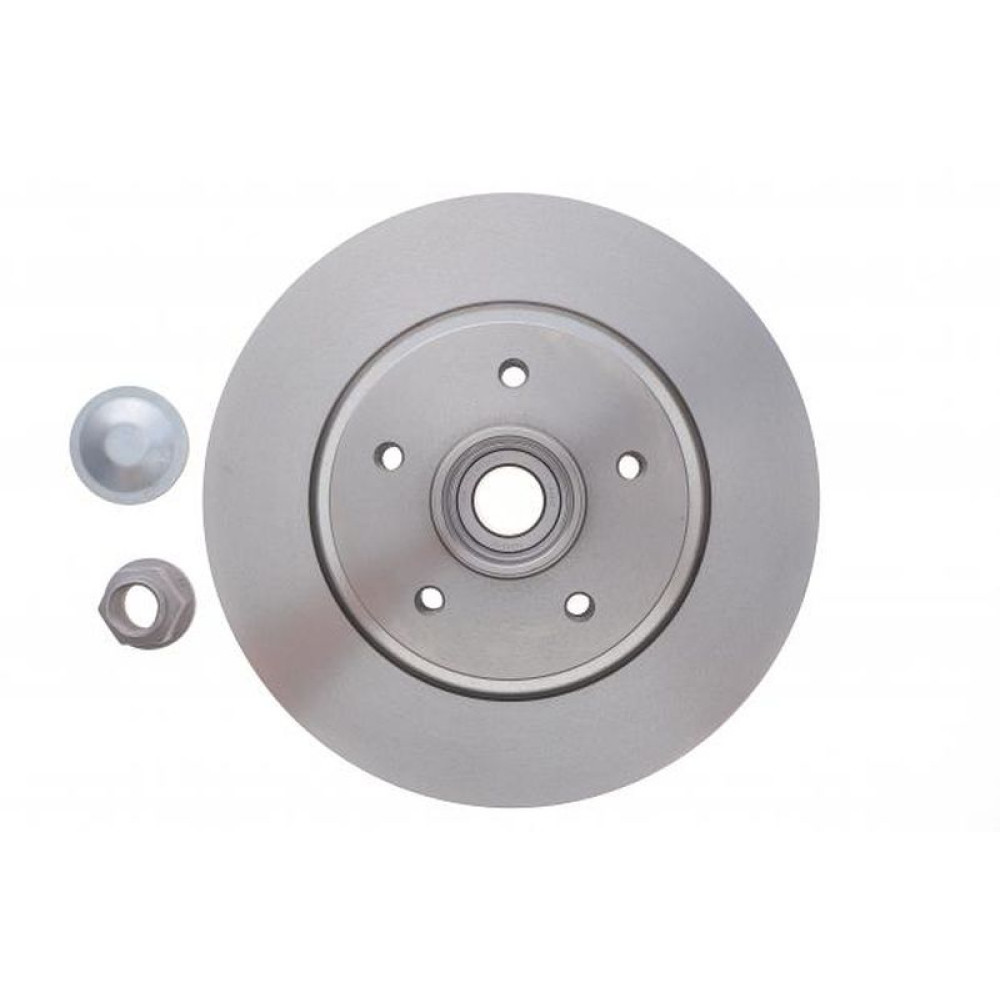 Диск тормозной задний Renault Kangoo 08-274х11+ABS с подшипником - KF155.121U SNR