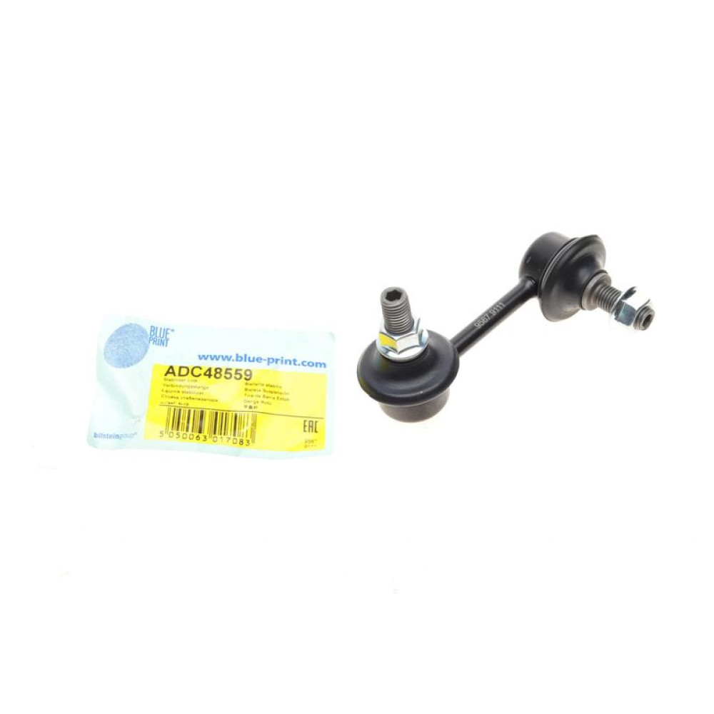 Тяга стабилизатора заднего L Mitsubishi Lancer/Outlander 06-/Citroen C4/Peugeot 4008 12- 80mm ADC48559 BLUE PRINT