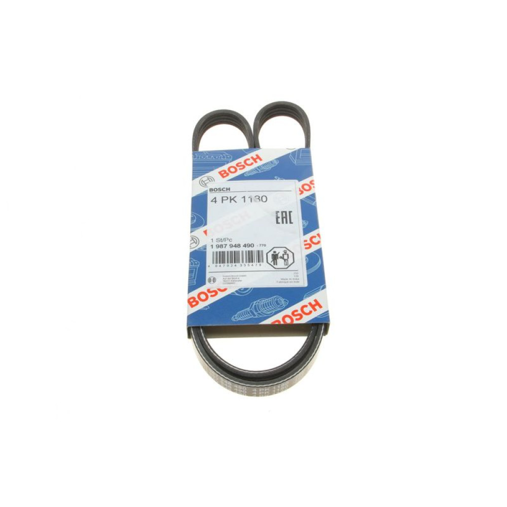 Ремень генератора Toyota Yaris 1.5/1.3 99-05 4PK1180 - 1 987 948 490 BOSCH