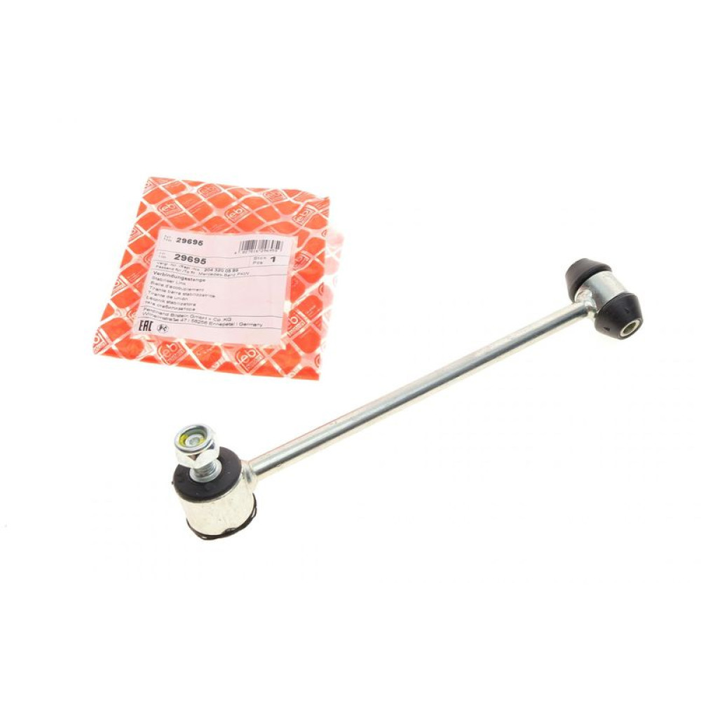 Тяга стабилизатора заднего L Mercedes W204/S204/C204/W212/S212 07- L=260.8mm - 29695 FEBI BILSTEIN