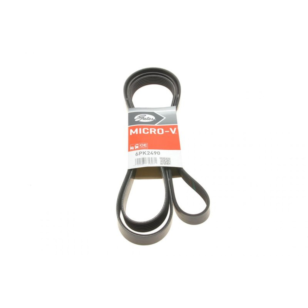 Ремінь генератора Audi A4/A6/A8/Q7 2.7/3.0TDI/VW Touareg 3.0TDI 04-18 6PK2490 GATES
