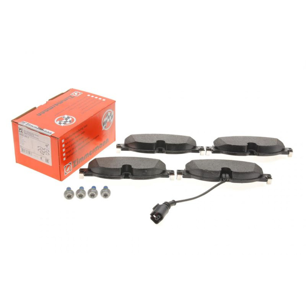 Колодки тормозные передние VW Golf VII/VIII/Passat/Seat Leon 12-TRW с датчиком - 25683.200.2 ZIMMERMANN
