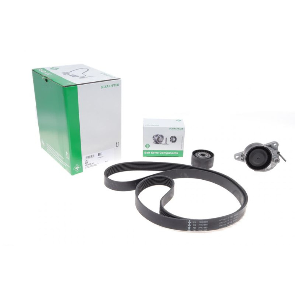 Комплект ремня генератора Renault Trafic 1.6 dCi 14-, 7PK 1685 529 0246 10 INA