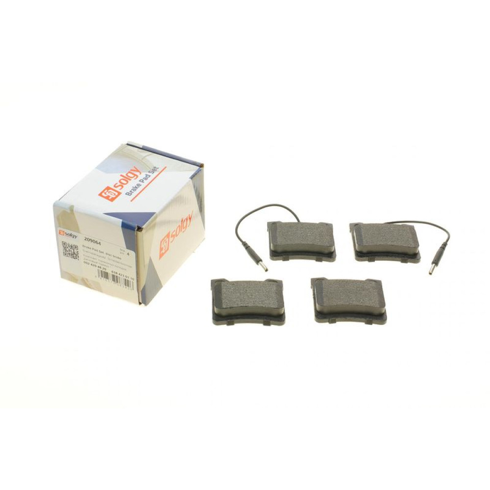 Колодки гальмівні задні Mercedes Vito W638 TDI 96- Ate/з датчиками - 209064 SOLGY