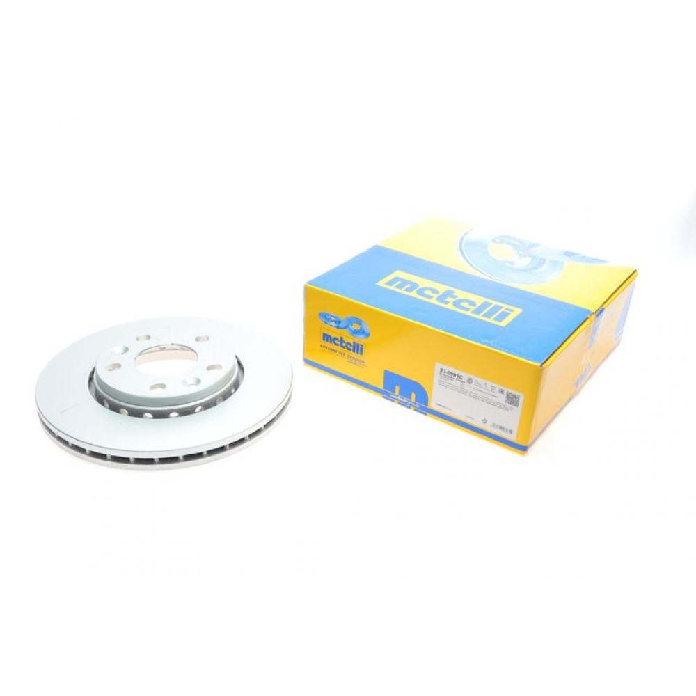 Диск гальмівний передній Renault Megane/Laguna/Scenic 08- 280x24 с покр. вент. 23-0981C METELLI