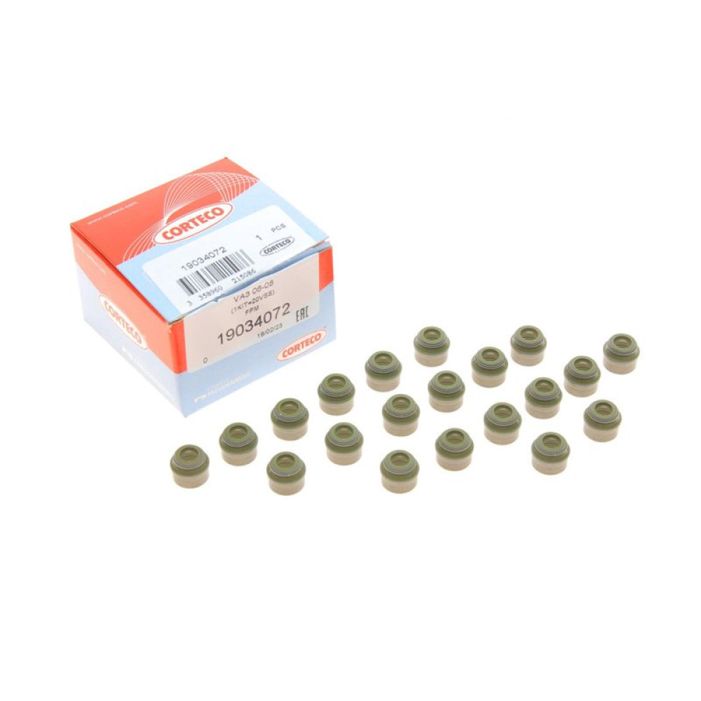Сальник клапана впуск/выпуск VW Passat 96-05 кол-кт 20шт 19034072 CORTECO