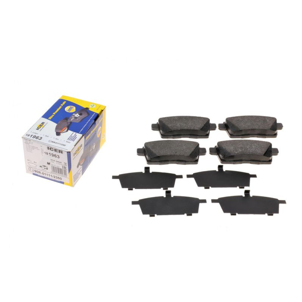 Колодки тормозные задние Mazda CX-7 06-14/CX-9/Ford Edge США/Lincoln 06- 181963 ICER