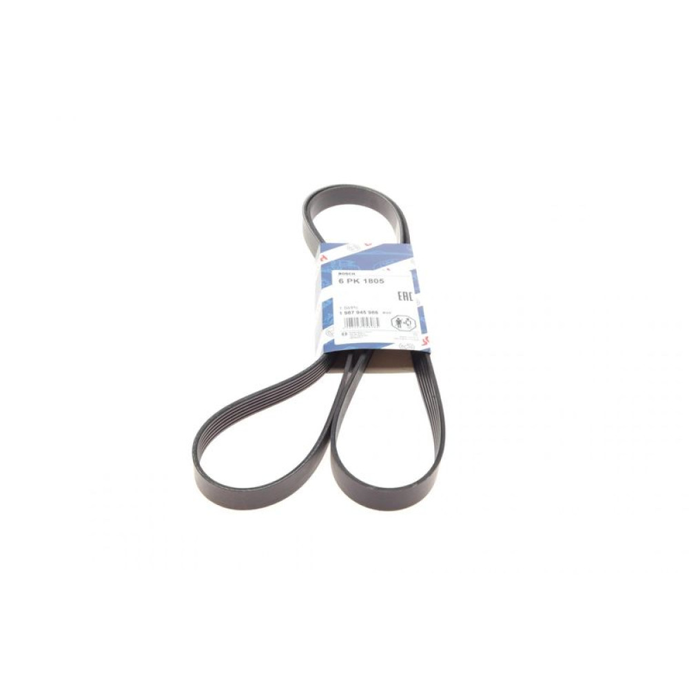 Ремень генератора Opel Vectra 2.0/2.2 DTI 96-/ Nissan X-Trail/ Renault Koleos 2.5 07- 6PK1805 - 1 987 945 986 BOSCH