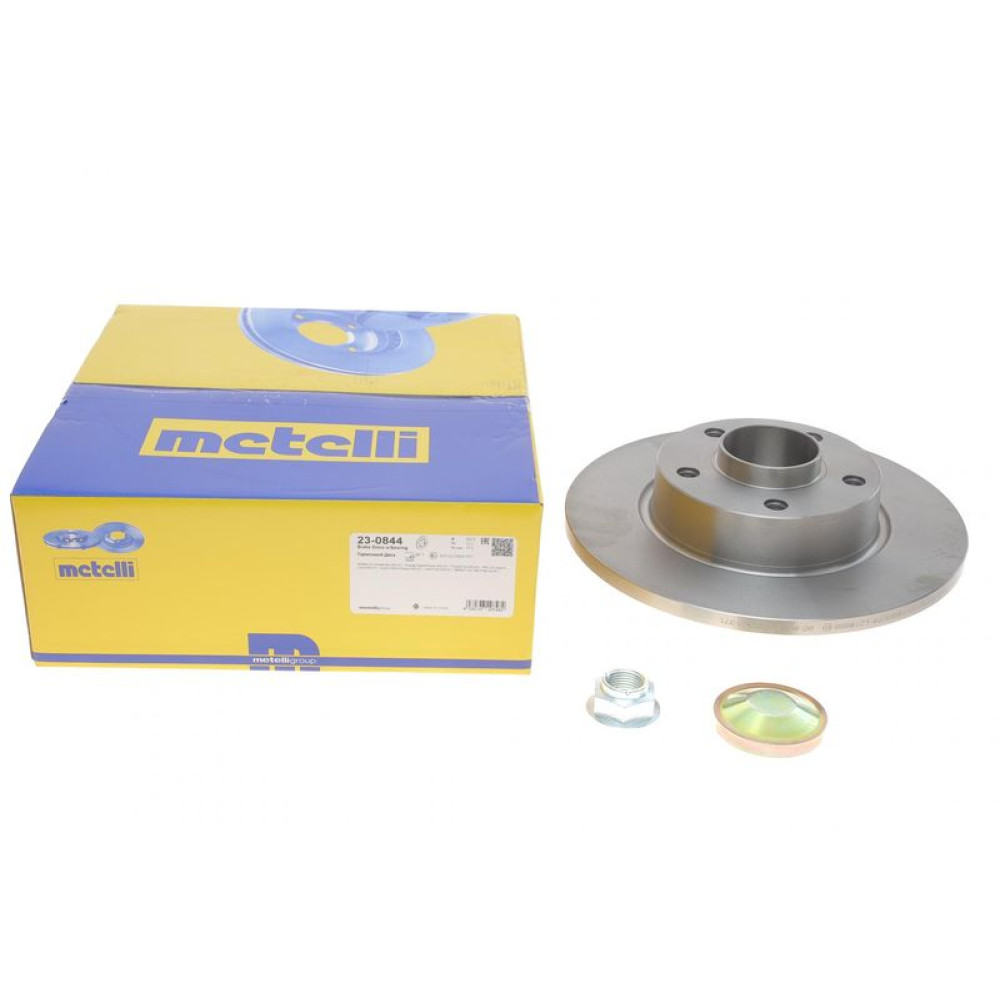 Диск тормозной задний Renault Trafic/Opel Vivaro/Nissan 01-280х12 полный с подшипником 23-0844 METELLI