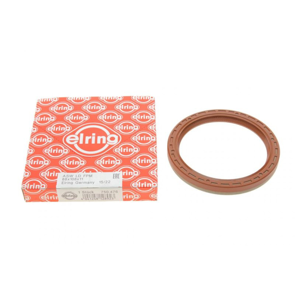Сальник колінвалу задній Ford Connect/Transit/Saab 1.8-2.3 16v 88x108x11 750.476 ELRING