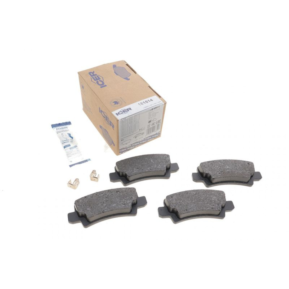 Тормозные колодки задние Toyota Corolla 01-14 181514 ICER