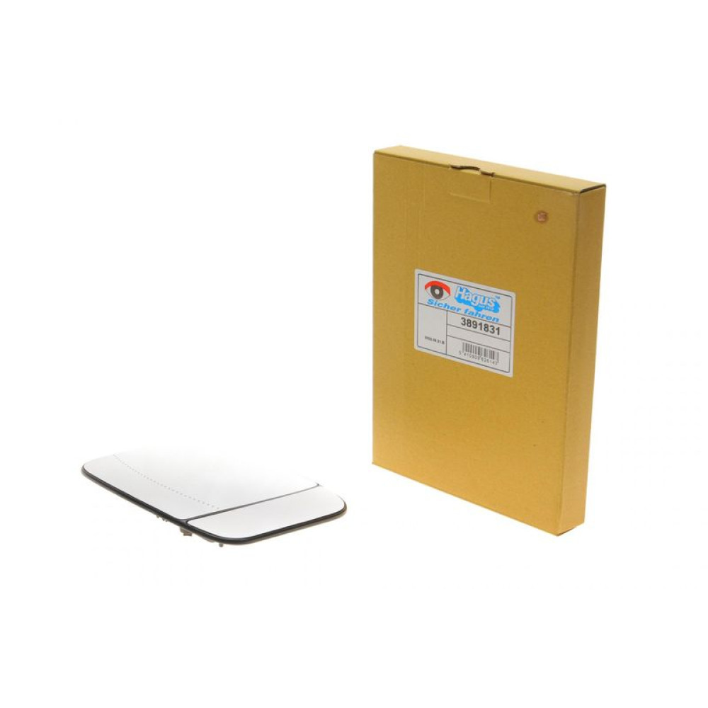 Стекло зеркала Opel Vivaro/Renault Trafic/Nissan NV 300 14- L - 3891831 VAN WEZEL