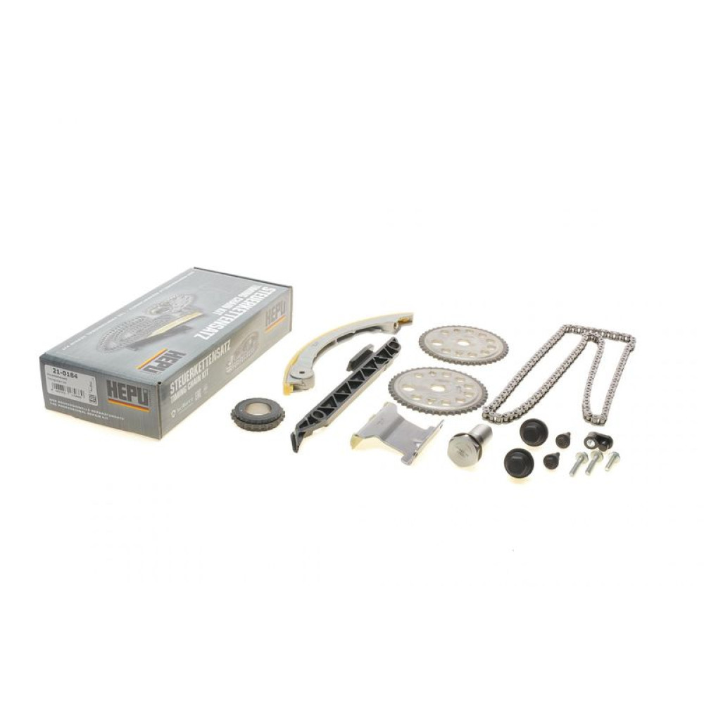 Комплект цепи ГРМ Opel Vectra B/C/Astra G 2.0-2.2.2 01- цепь, натяжник, шестерня 21-0184 HEPU