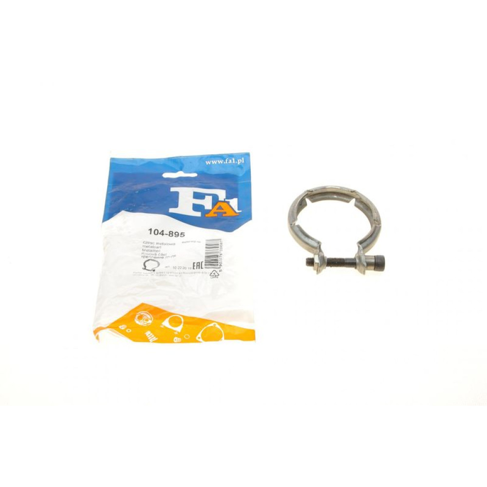 Хомут глушителя BMW 3 F30/F80/5 F10/G30/F90 11- B47/N47 104-895 FA1 Хомут глушителя BMW 3 F30/F80/5 F10/G30/F90 11- B47/N47 104-895 FA1