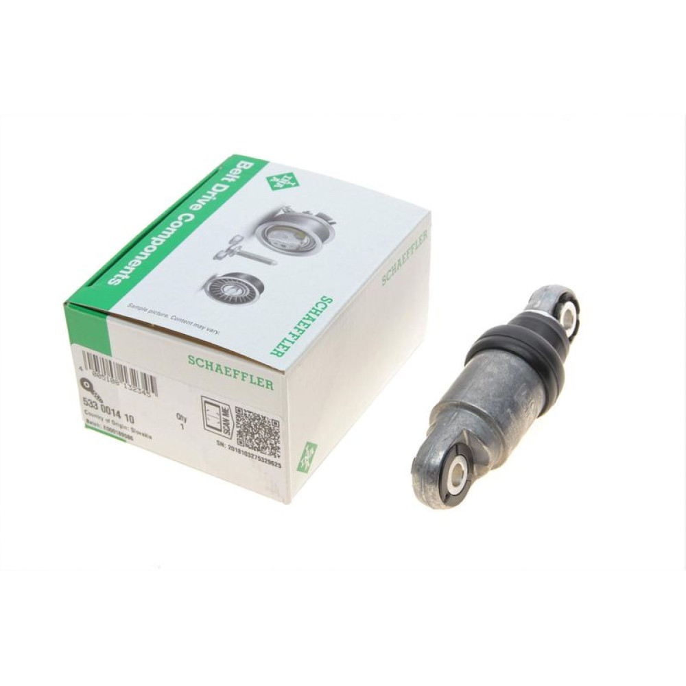 Амортизатор натяжника ремня генератора BMW 5 E39/7 E38/X5 E53 96-03 M62/S62 533 0014 10 INA