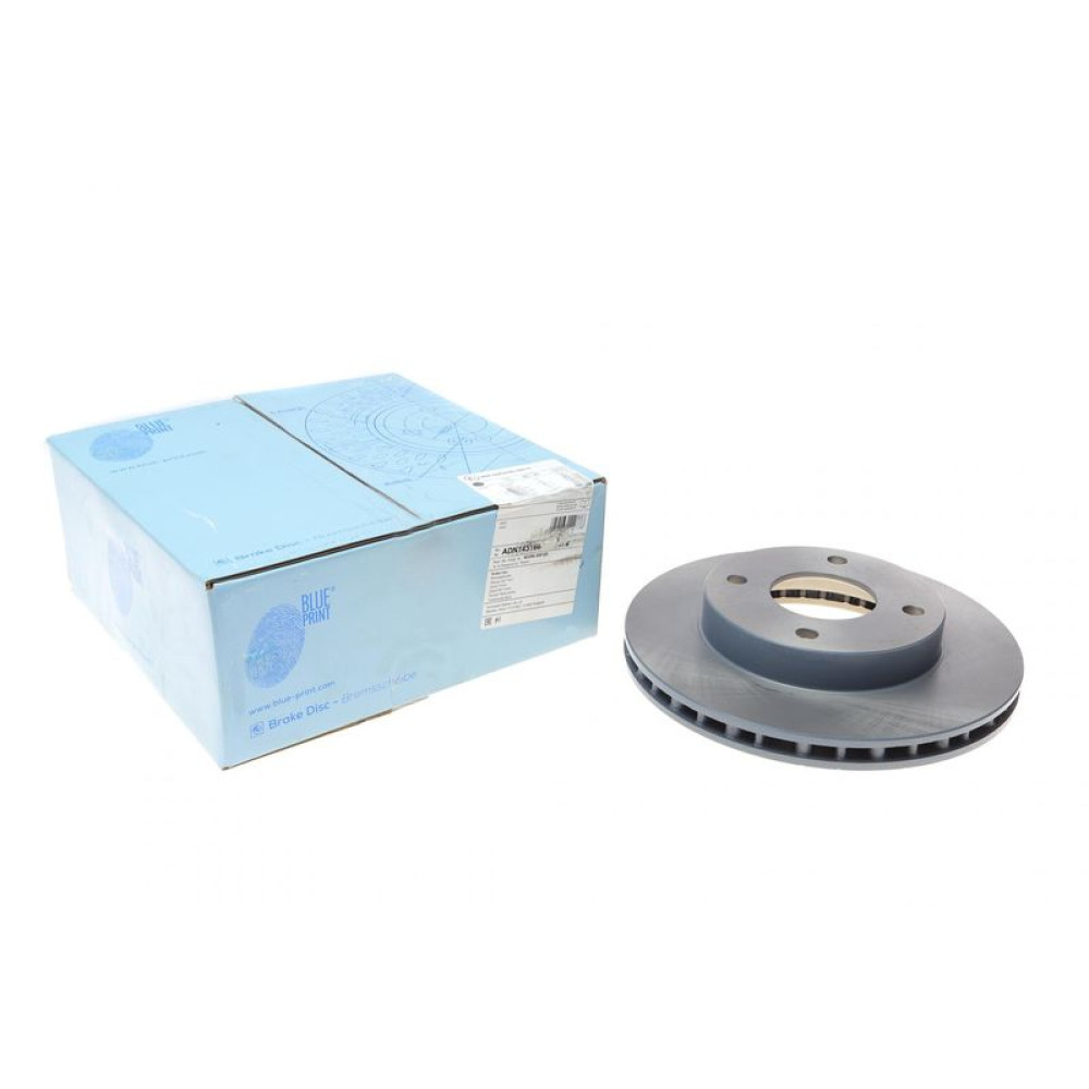 Диск тормозной передний Nissan Almera 06-/Sunny 90-04 257x22 ADN143166 BLUE PRINT