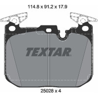 Колодки тормозные передние BMW 3 F30/F31/F34/ 4 F32/F36 11- Brembo - 2502805 TEXTAR