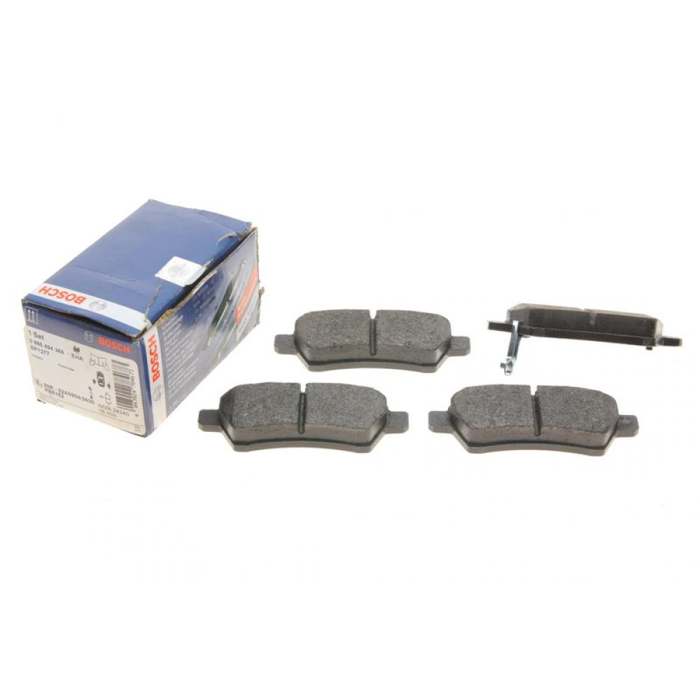 Колодки гальмівні задні Nissan Pathfinder III 05- - 0 986 494 369 BOSCH
