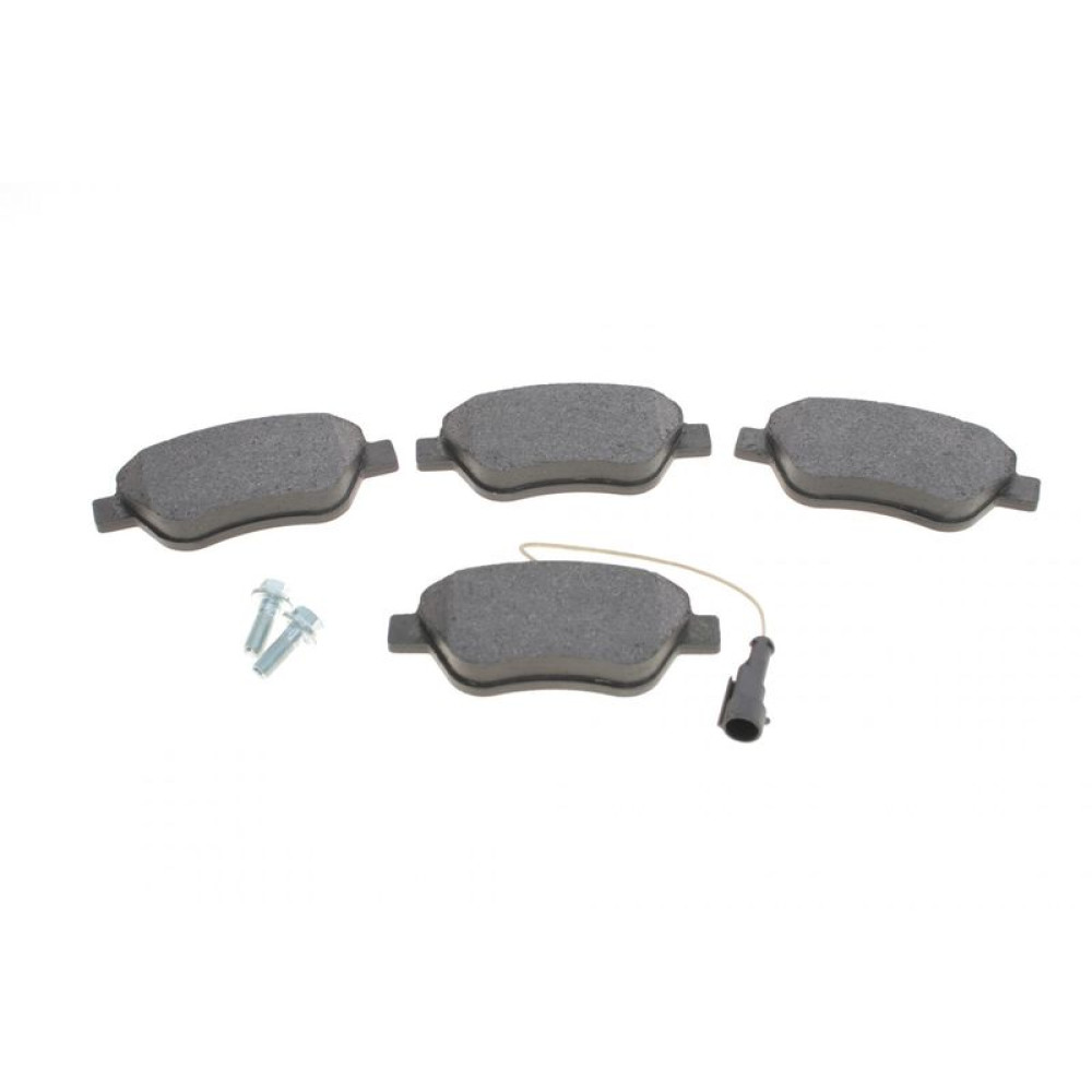 Колодки гальмівні передні Fiat Doblo/Citroen Nemo/Peugeot Bipper 01- Bosch + датчик LP1722 DELPHI