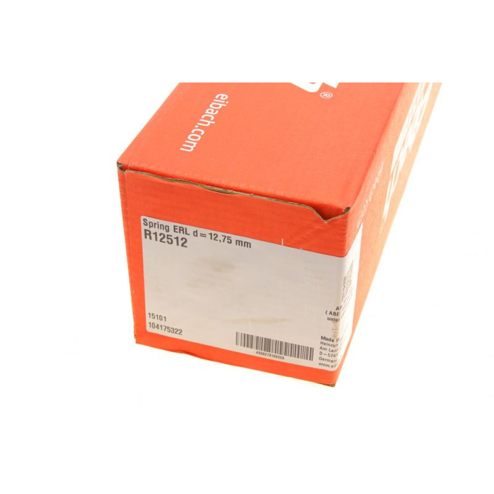 Пружина задняя Peugeot 407 1.8/2.0/2.2/1.6-2.2HDi 04-10 R12512 EIBACH Пружина задняя Peugeot 407 1.8/2.0/2.2/1.6-2.2HDi 04-10 R12512 EIBACH