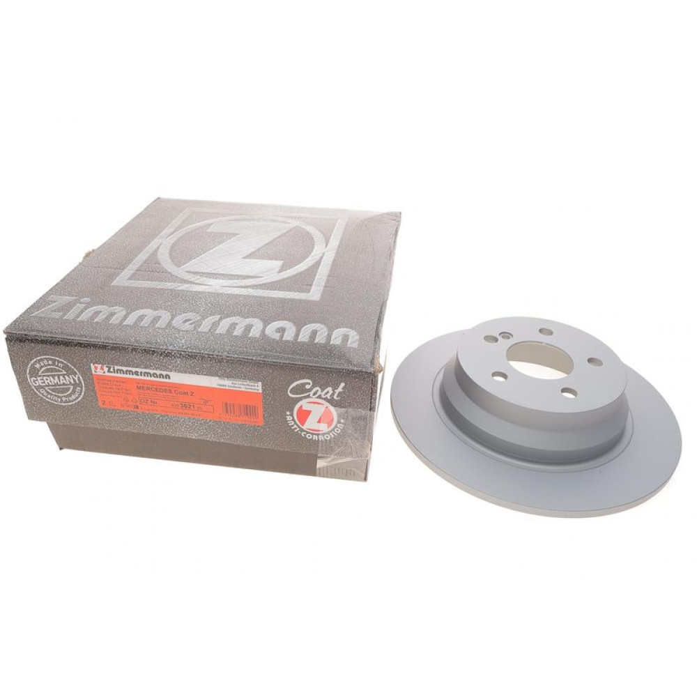 Диск тормозной задний Mercedes E-class W211/W212/S211/S212 02-300x10 с покрытием полный - 400.3621.20 ZIMMERMANN