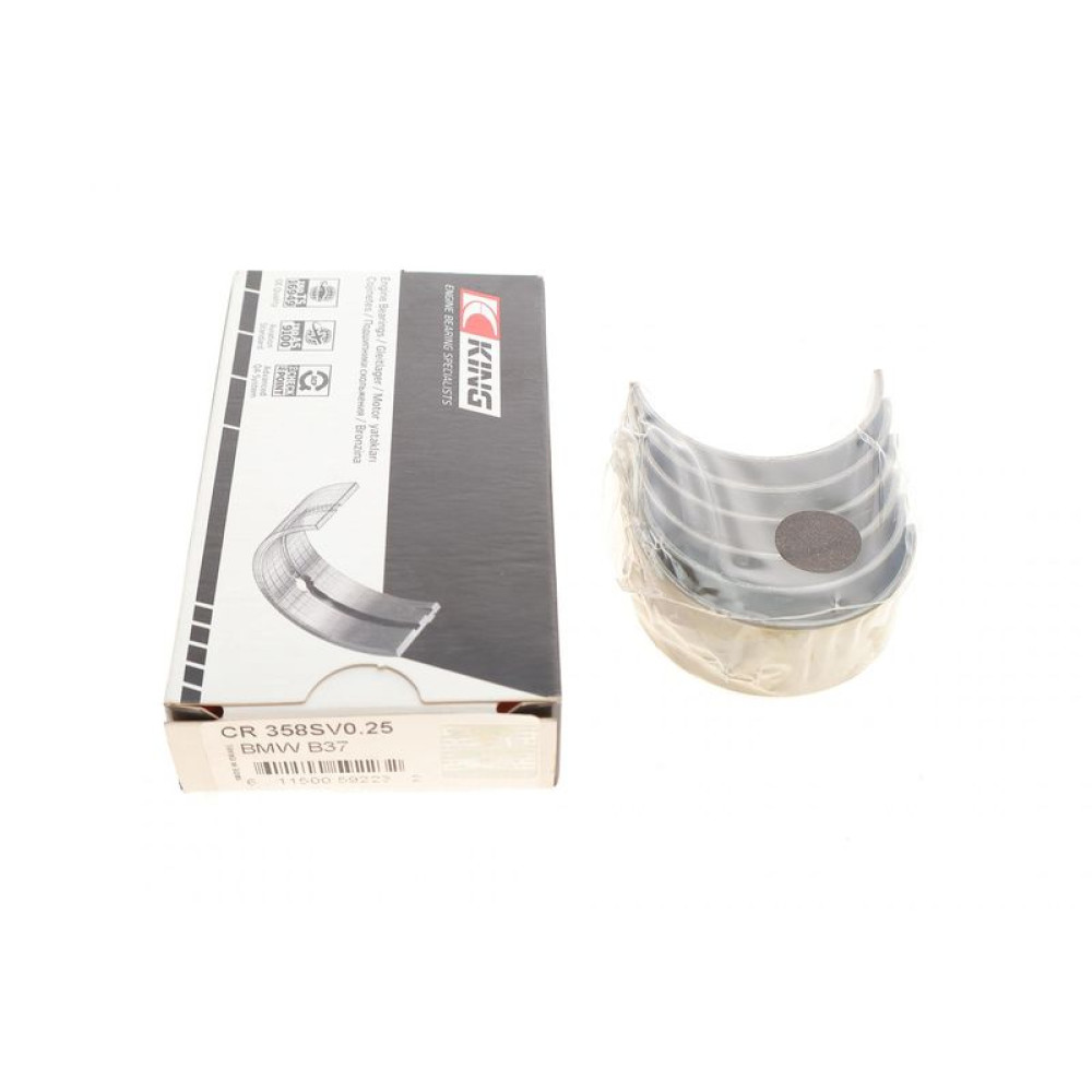 Вкладыши шатунные BMW 1 F20/MINI One D/Cooper D 1.5d B37 14-+0.25 CR 358SV0.25 KING