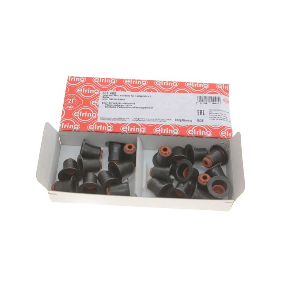 Сальник клапана впуск/випуск BMW 5 E60/ E65-E67/F01-F04 05-15 N52 к-кт 24шт. 367.480 ELRING