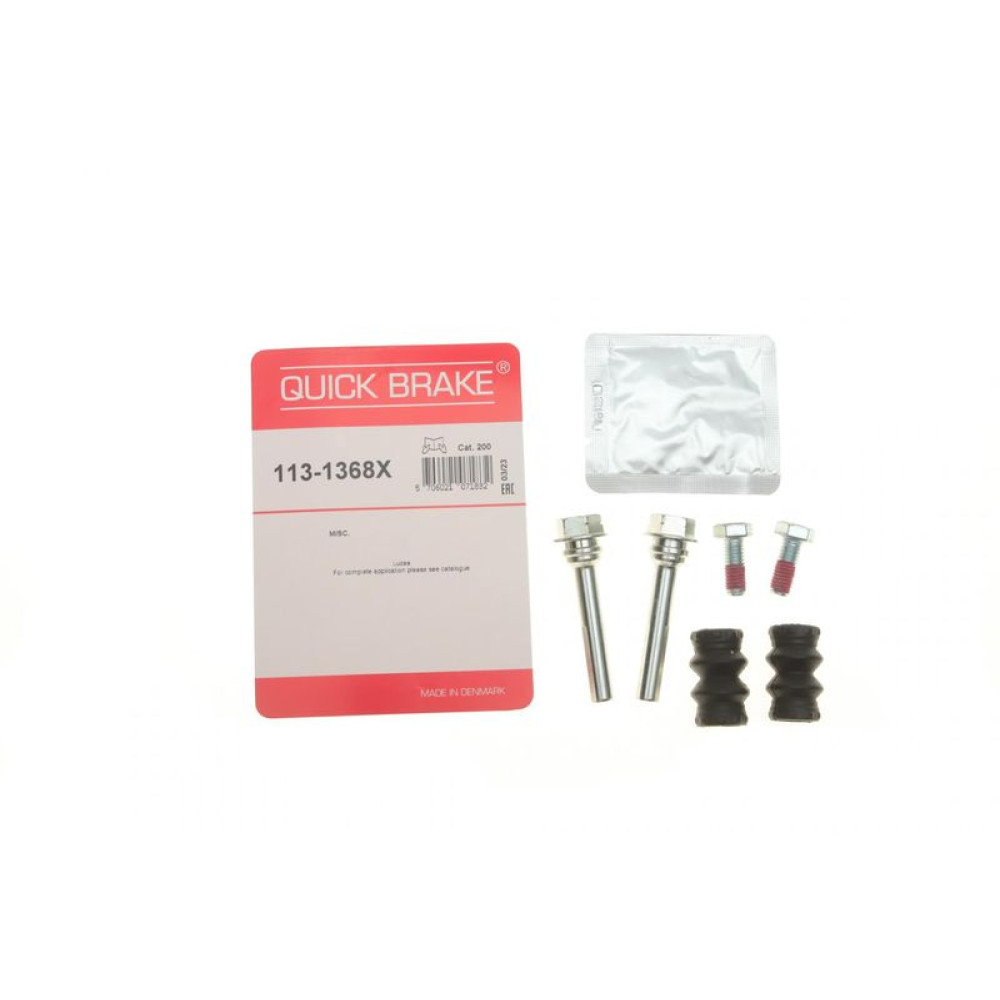 Направляюча супорта переднього/заднього/к-кт Renault Kangoo 08- - 113-1368X QUICK BRAKE