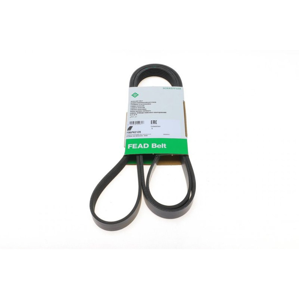 Ремень генератора Hyundai Santa Fe 2.4 CCVT/Kia Sportage 2.0 CVVT 10-FB 6PK2128 INA