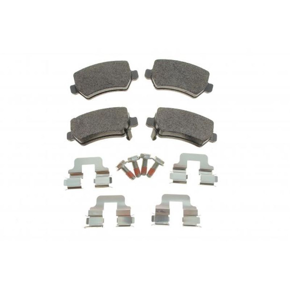 Колодки гальмівні задні Opel Combo 01- з комплектом планок опори прижимних 23417 00 704 10 BRECK