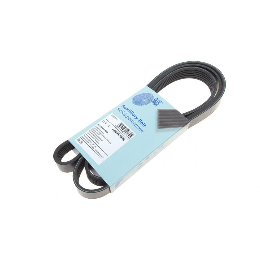 Ремень генератора Opel Astra 1.7CDTI 04-10/ Subaru Outback/ Tribeca 3.0-3.6 05-/ VW Passat 3.2 05-10 AD06R1625 BLUE PRINT