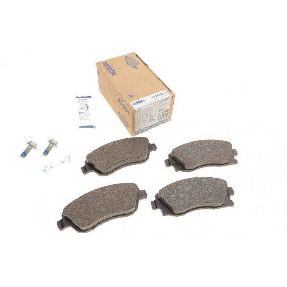 Колодки тормозные передние Opel Combo 01-/Corsa C 00-09/Meriva A/Tigra 03-10 181526-701 ICER