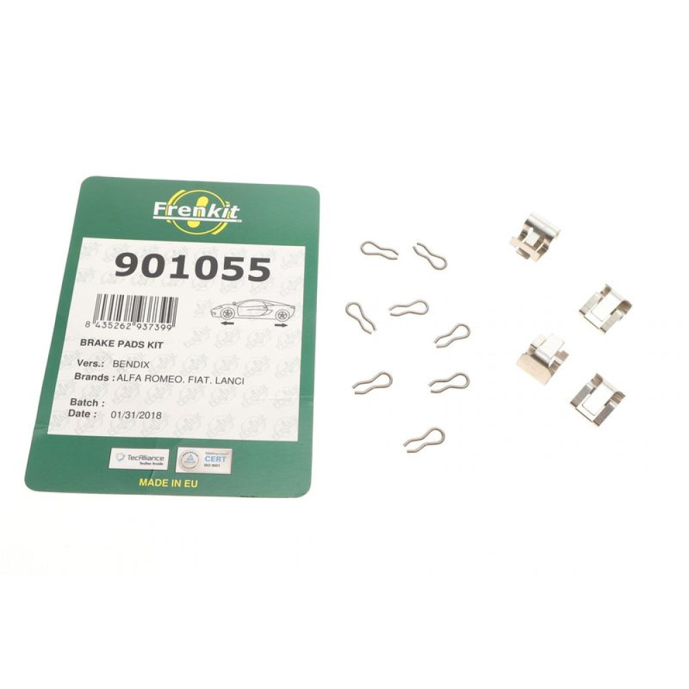 Планка супорта переднього прижимна к-кт Fiat Panda/Uno -06 901055 FRENKIT