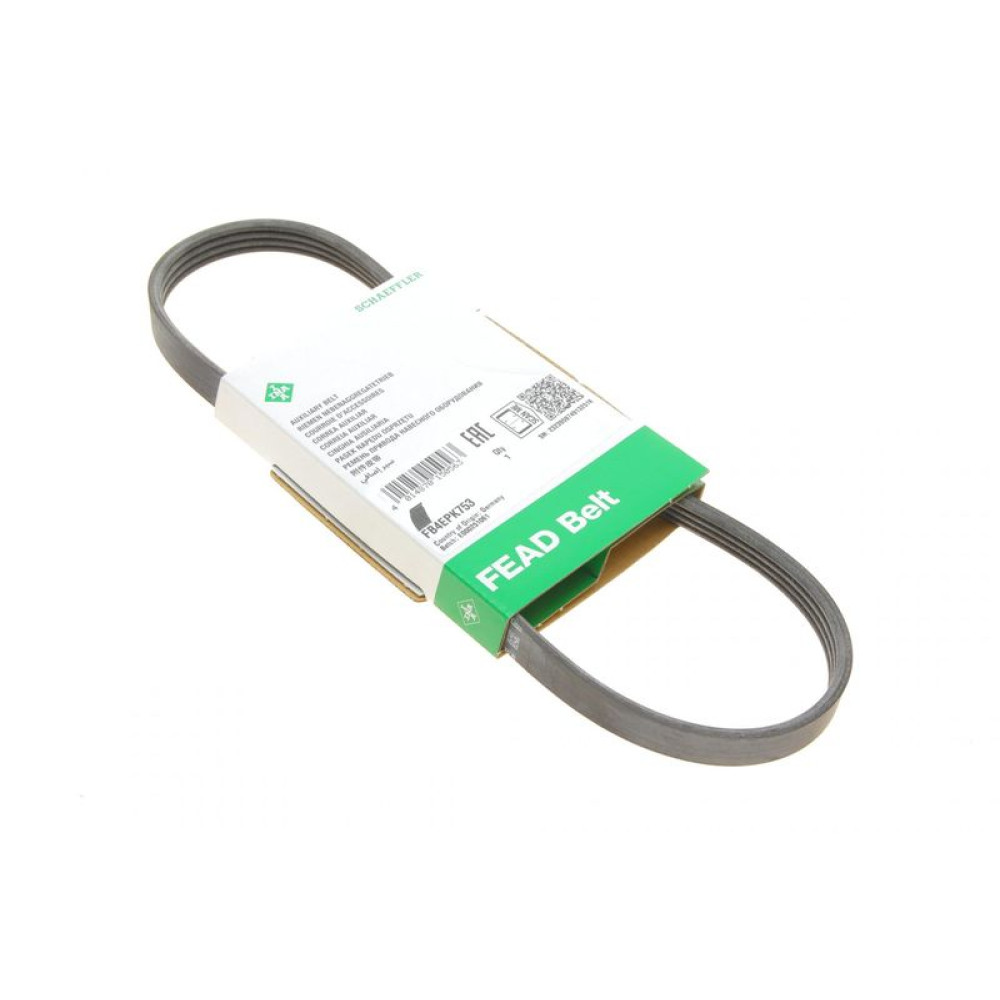 Ремінь генератора Smart Fortwo 1.0 07-, M132, +AC FB 4EPK753 INA