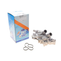 Насос воды Audi/Seat/Skoda/VW 1.2-1.4TSI/TFSI 12-13 28z B/B6 лопасть с корпусом и 2 термостатами PA1420 GRAF