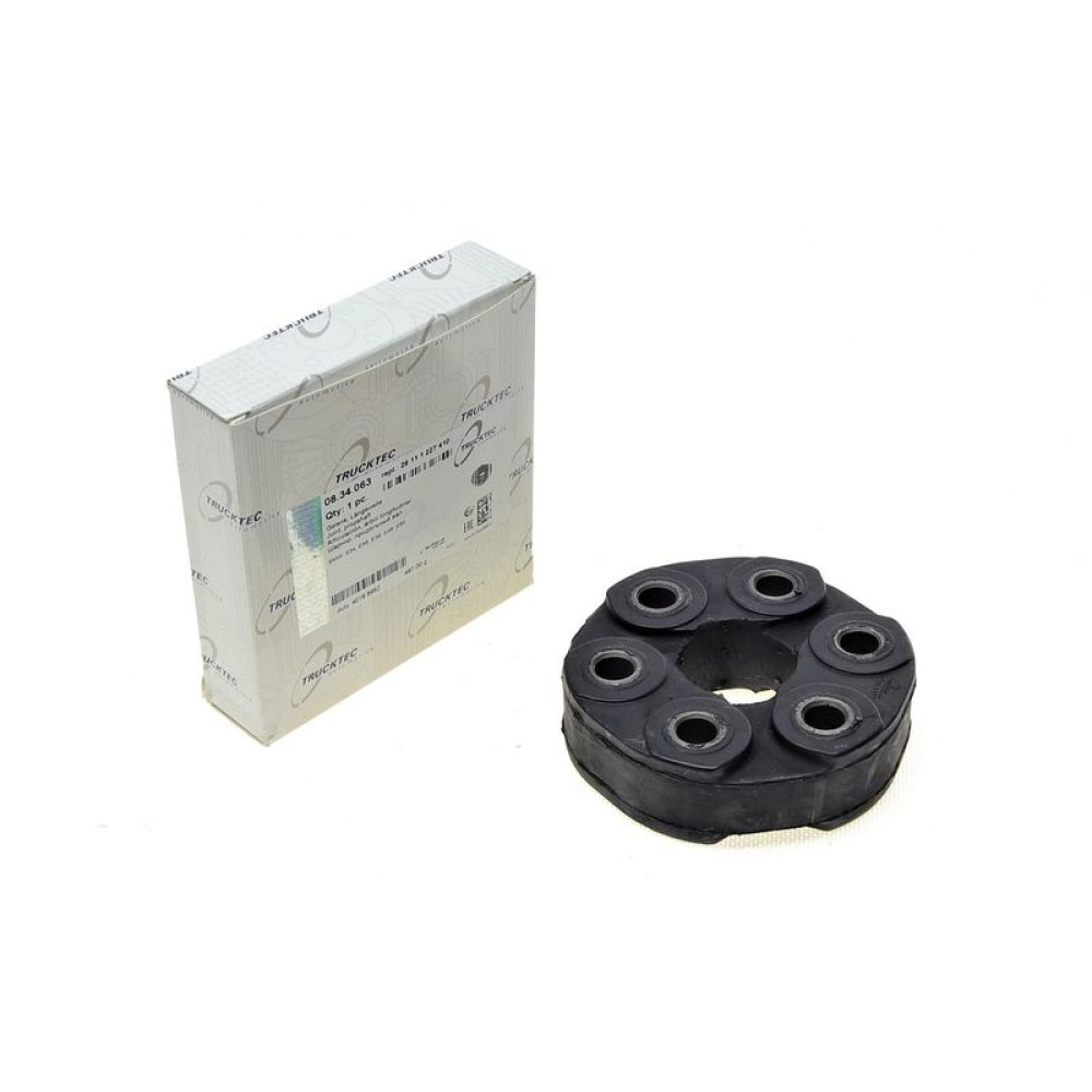 Муфта кардана еластична BMW 3 E36/E46/5 E39 90-05 110mm - 08.34.063 TRUCKTEC AUTOMOTIVE