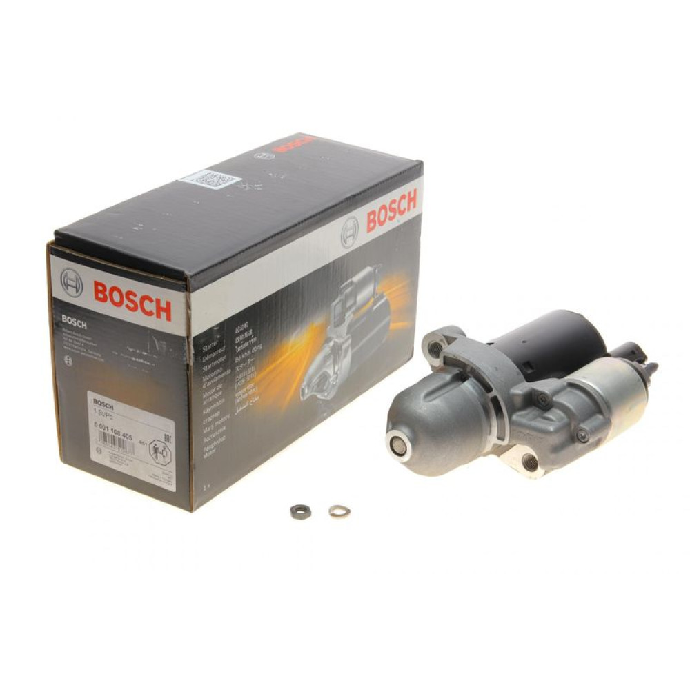 Стартер Audi A4/A6 2.4-3.2 FSI 05-11 1.2kw z=10 заменен на 1 986 S00 704 - 0 001 108 405 BOSCH