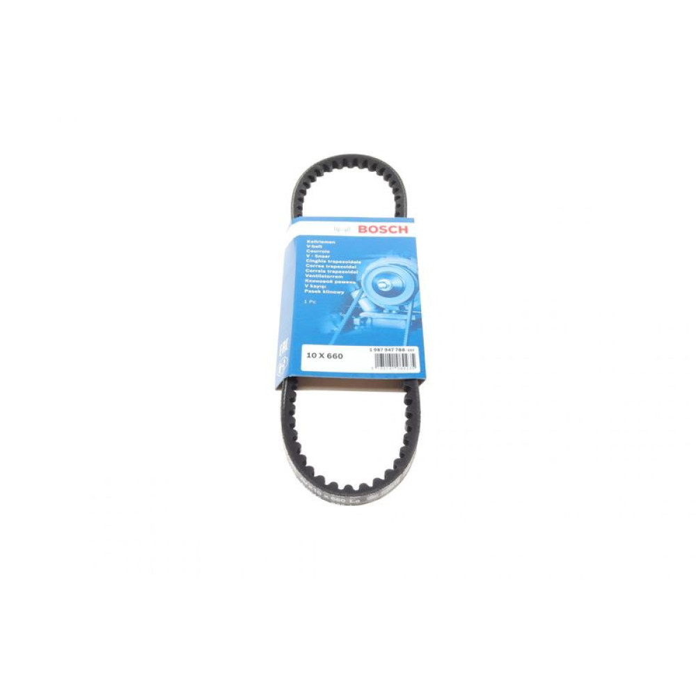 Ремінь генератора VW Corrado 1.8 88-93/Citroen CX 2.0 74-79 10X660 - 1 987 947 788 BOSCH