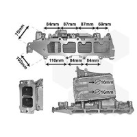 Радіатор інтеркулера Audi A3/Seat Leon/Skoda Kodiaq/Octavia 1.6/2.0TDI 12- - 58004361 VAN WEZEL