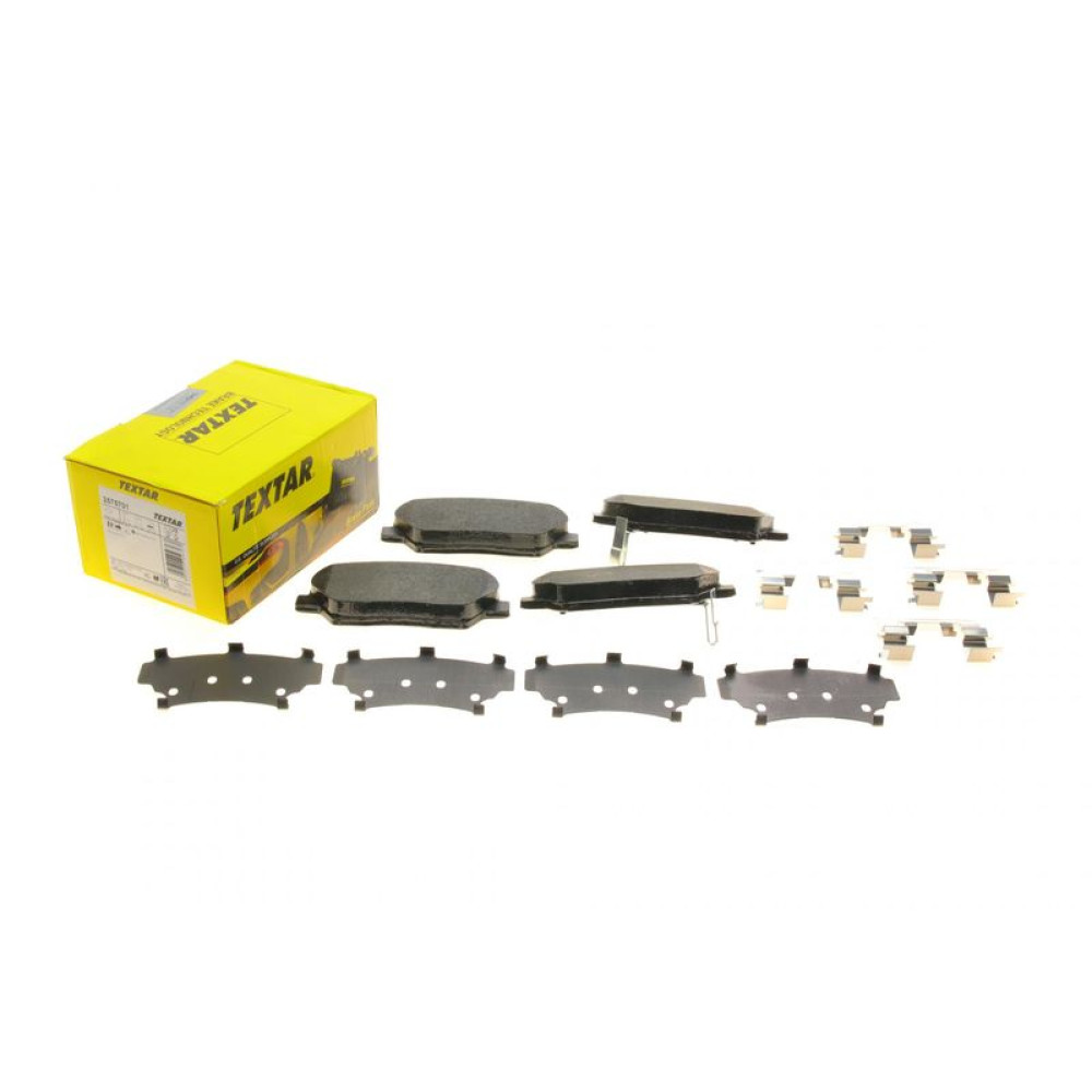 Колодки гальмівні передні Hyundai Santa Fe 10-/Grandeur 11-/Kia Sorento 09-/Carens 13- mando - 2575701 TEXTAR